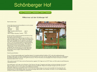 schoenberger-hof.de Webseite Vorschau