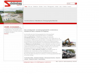 schoentag-containerdienst.de Webseite Vorschau