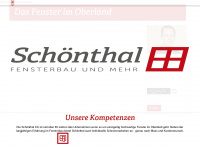 schoenthal-ag.ch Webseite Vorschau