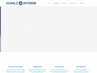 scholz-interim.de Webseite Vorschau