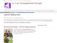 schongau-evangelisch.de Webseite Vorschau