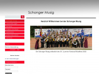 schongermusig.ch Webseite Vorschau