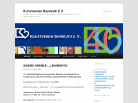 kunstverein-bayreuth.de Webseite Vorschau