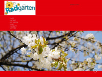 radgarten.de Webseite Vorschau