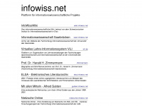 infowiss.net Webseite Vorschau