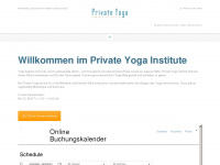 private-yoga-frankfurt.de Webseite Vorschau