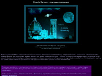 cosmicharmony.com Webseite Vorschau