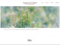 sapori-colori.com Webseite Vorschau