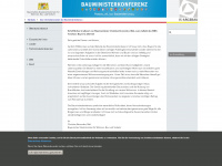 bauministerkonferenz.de Webseite Vorschau