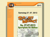 sport-meets-music.com Webseite Vorschau