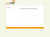 suncalc.de Webseite Vorschau