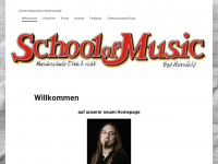 schoolofmusic-hef.de Webseite Vorschau