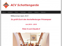 schottengarde-acv.de Webseite Vorschau