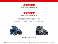 schotter-transporte-goriup.at Webseite Vorschau