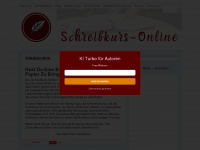 schreibkurs-online.de Webseite Vorschau