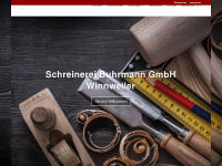 schreinerei-buhrmann.de Webseite Vorschau