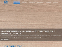 schreinerei-edpo.de Webseite Vorschau