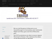 schreinerei-gaetzi.ch Webseite Vorschau