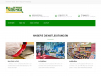 schreinerei-groener.de Webseite Vorschau