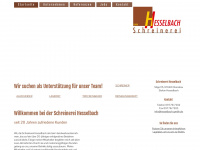 schreinerei-hesselbach.de Webseite Vorschau
