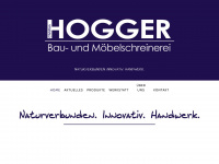 schreinerei-hogger.de Webseite Vorschau