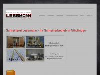 schreinerei-lessmann.de Webseite Vorschau
