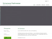 schreinerei-riethmeister.de Webseite Vorschau