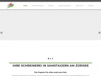 schreinerei-samstagern.ch Webseite Vorschau