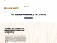 schreinerei-ulrich.ch Webseite Vorschau