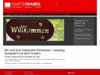 schreinerei-waibel.ch Webseite Vorschau