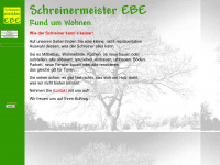 schreinermeister-ebe.de Webseite Vorschau