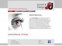 schrift-und-design.de Webseite Vorschau