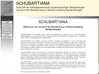 schubartiana.de Webseite Vorschau