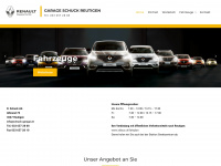 schuck-garage.ch Webseite Vorschau