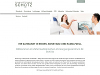 schuetz-die-zaehne.de Webseite Vorschau