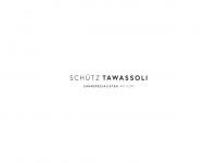 schuetz-tawassoli.de Webseite Vorschau