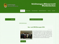 schuetzengau-waldmuenchen.de Webseite Vorschau