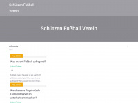 schuetzenfussballer.de Webseite Vorschau