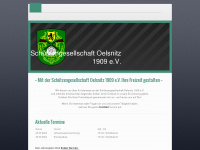 schuetzengesellschaft-oelsnitz-1909.de Webseite Vorschau