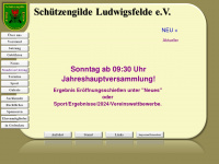 schuetzengilde-ludwigsfelde.de Webseite Vorschau