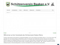 schuetzenverein-baaken.de Webseite Vorschau