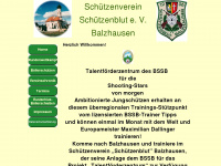 schuetzenverein-balzhausen.de Webseite Vorschau