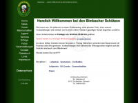 schuetzenverein-bimbach.de Webseite Vorschau