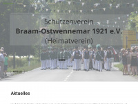 schuetzenverein-braam-ostwennemar1921ev.de Webseite Vorschau