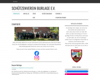 schuetzenverein-burlage.de Webseite Vorschau