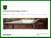 schuetzenverein-cluvenhagen.de Webseite Vorschau