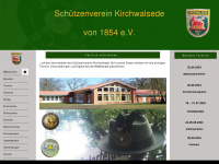 schuetzenverein-kirchwalsede.de Webseite Vorschau