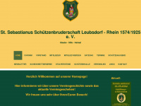 schuetzenverein-leubsdorf.de Webseite Vorschau