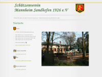 schuetzenverein-mannheim.de Webseite Vorschau