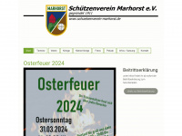 schuetzenverein-marhorst.de Webseite Vorschau